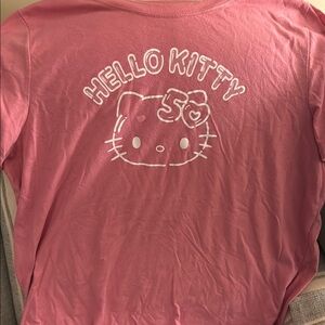 Torrid Hello Kitty Pink 50th Anniversary Shirt Size 2X